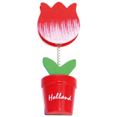 Calamita porta note tulipano Rosso