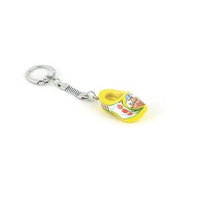 Portachiavi a zoccolo giallo