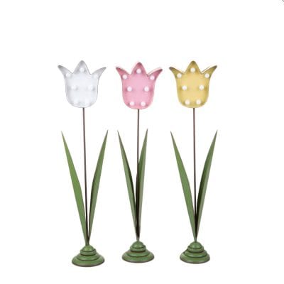 Set 3 Tulipani a led