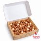 Box regalo con 40 bulbi di tulipano mix e truciolo decorativo