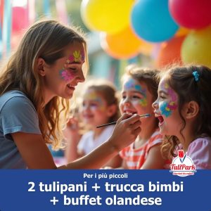 19 aprile - 2 tulipani +buffet olandese +1 spritz/birra