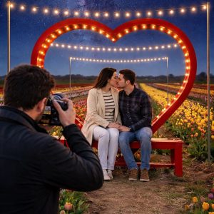 EXCLUSIVE PHOTO PACKAGE TULIPS UNDER THE STARS